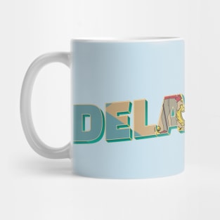 Delaware vintage style retro souvenir Mug